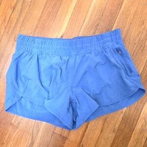 Lululemon Track That High-Rise Lined Short 3" Pool Party Blue Size 14
